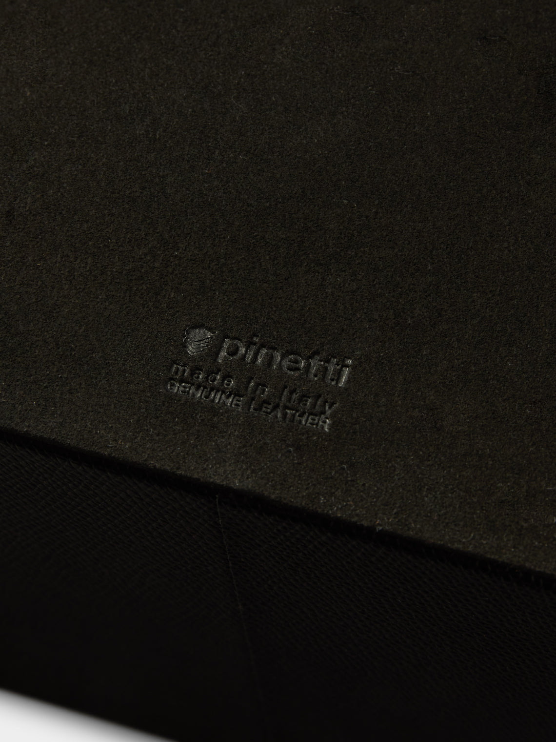 Pinetti - Avio Leather Large Storage Box - Black - ABASK