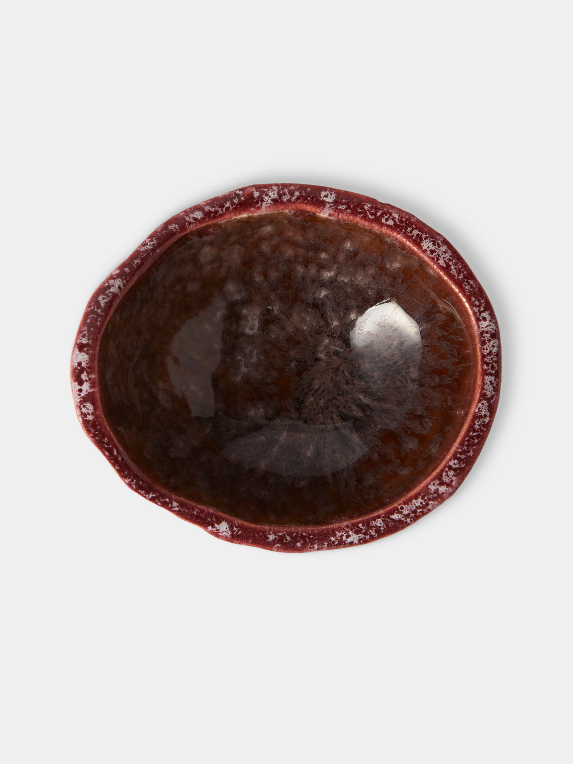 Antique and Vintage - 1950s Accolay Trinket Bowl - Red - ABASK