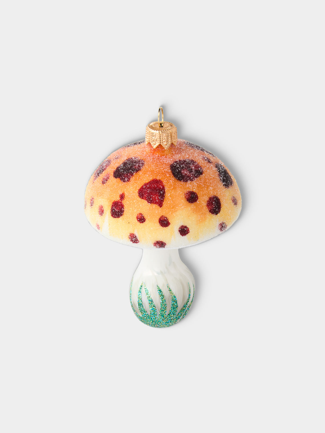 ABASK Decorations - Psychedelic Mushrooms Hand-Blown Glass Baubles (Set of 8) - Multiple - ABASK