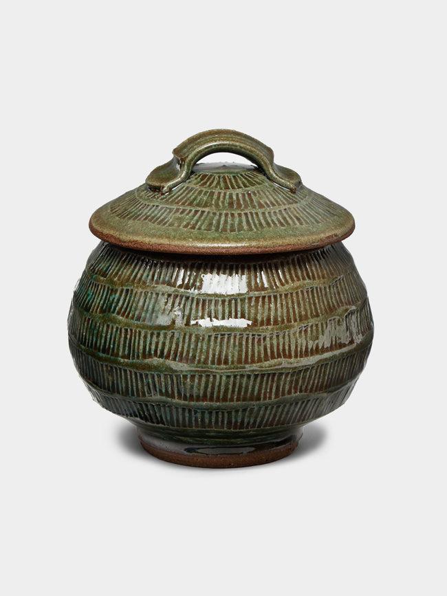 Matthew Foster - Ceramic Patterned Lidded Jar -  - ABASK - 