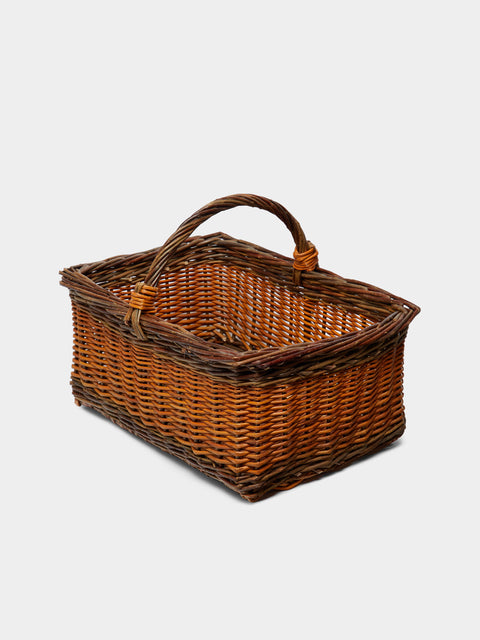 Valérie Lavaure - Handwoven Willow Rectangular Basket -  - ABASK - 