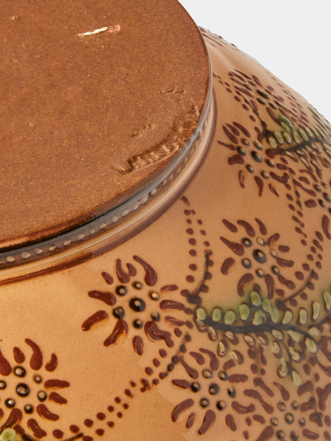 Poterie d’Évires - Flowers Hand-Painted Ceramic Soup Tureen - Cream - ABASK
