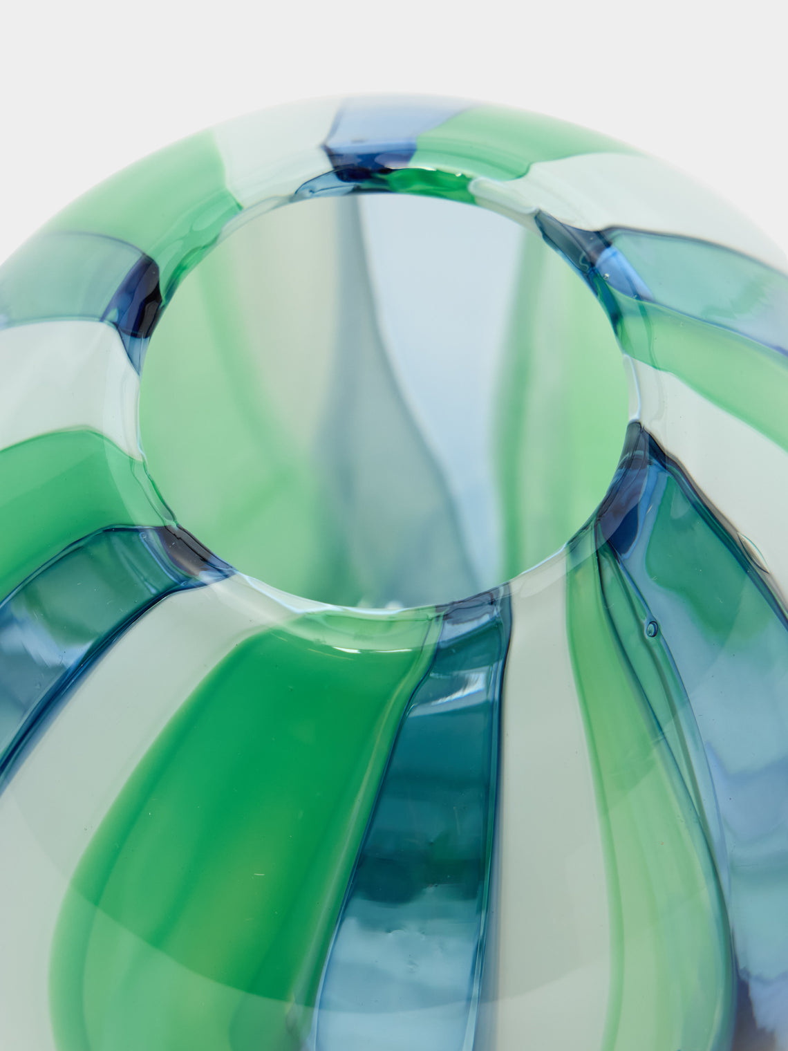 Moonarij - Babymoon Hand-Blown Glass Vase (4.5in/12cm) - Green - ABASK