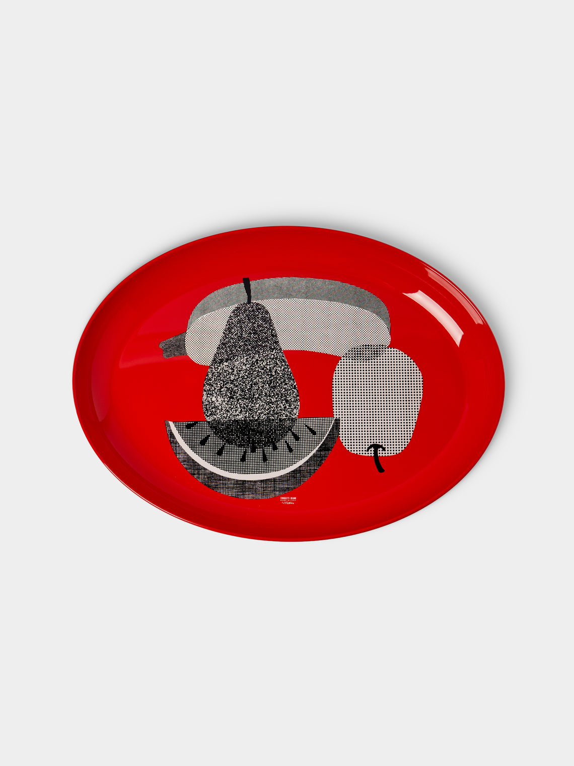 Fornasetti - Frutta e Legumi Retinati Tray (22in/56cm) - Multiple - ABASK - 