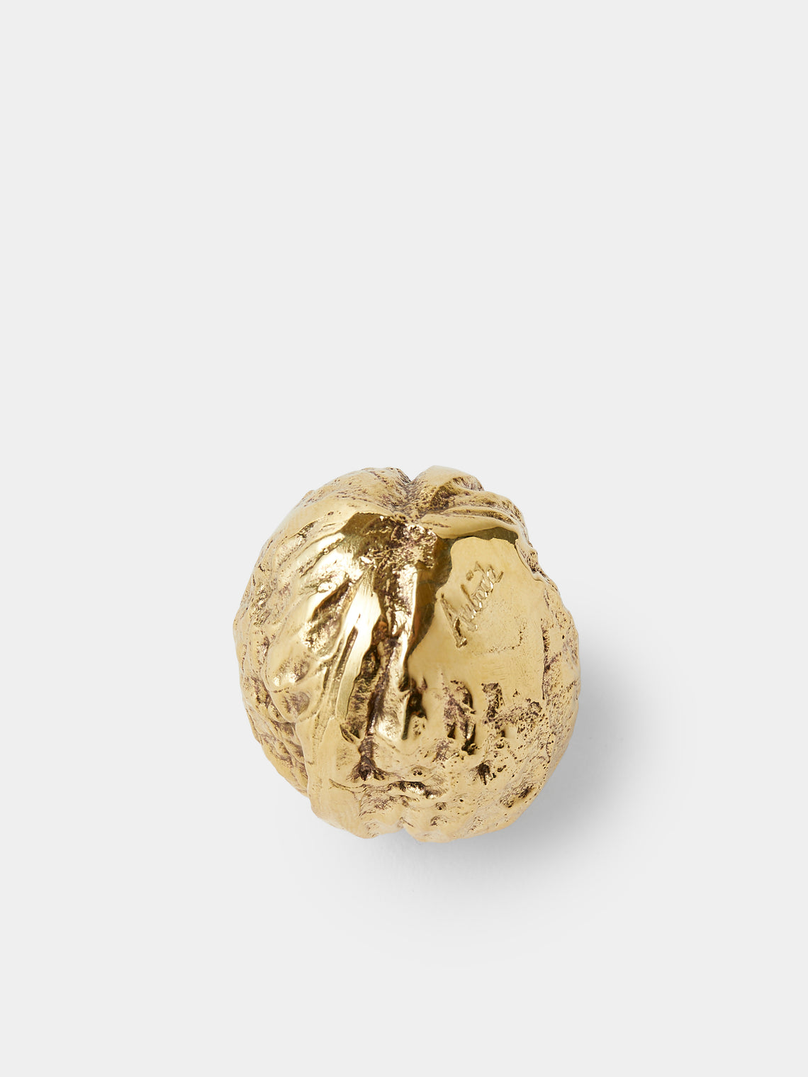 Carl Auböck - Walnut Brass Paperweight - Gold - ABASK