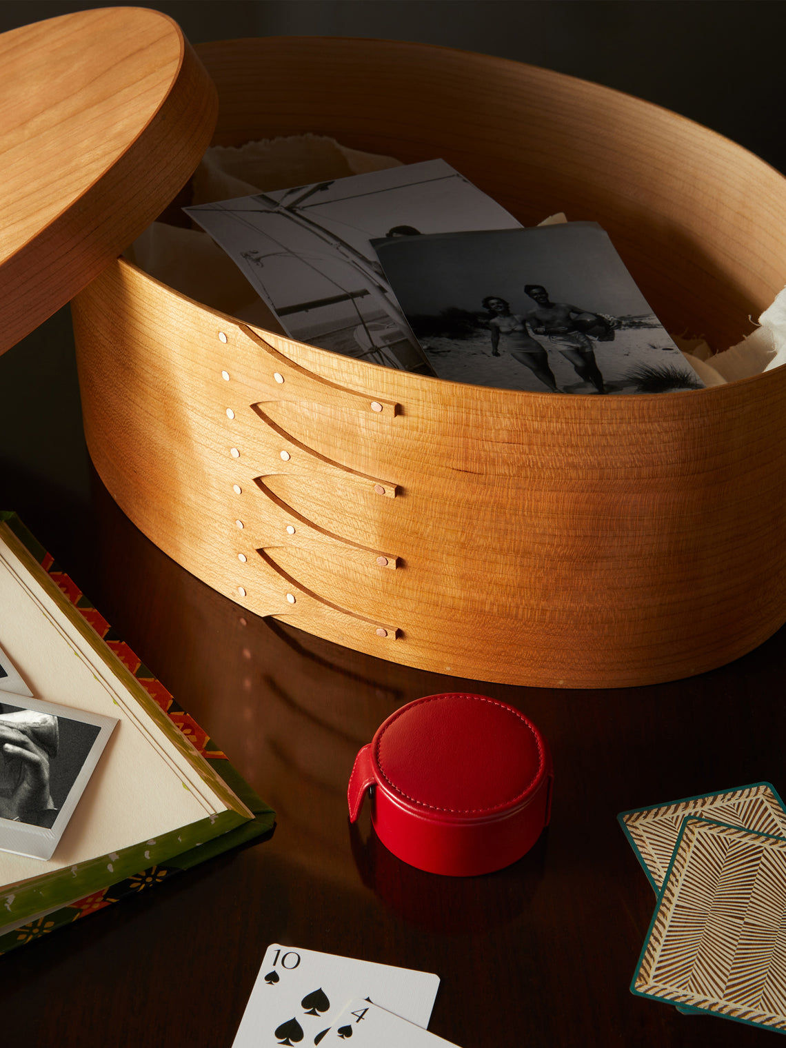 Ifuji - Hand-Carved Maple Wood Large Box -  - ABASK