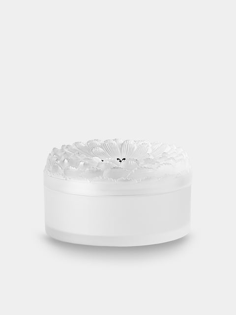 Lalique - Dahlia No. 2 Crystal Box - Clear - ABASK - 