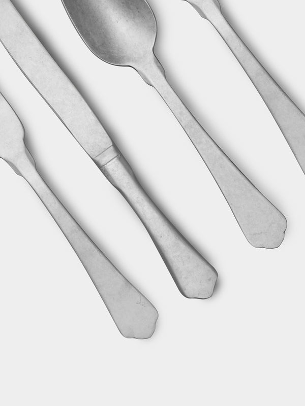 Astier de Villatte - Stone-Finish Starter/Dessert Cutlery (Set of 4) - Silver - ABASK