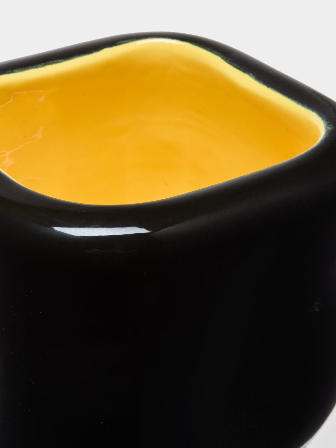 Vintage Montpellier - 1950s Atelier Kéramos Sèvres Ceramic Vase - Black - ABASK