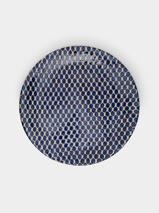 Terrafirma Ceramics - Dinner Plates (Set of 4) - Blue - ABASK - 
