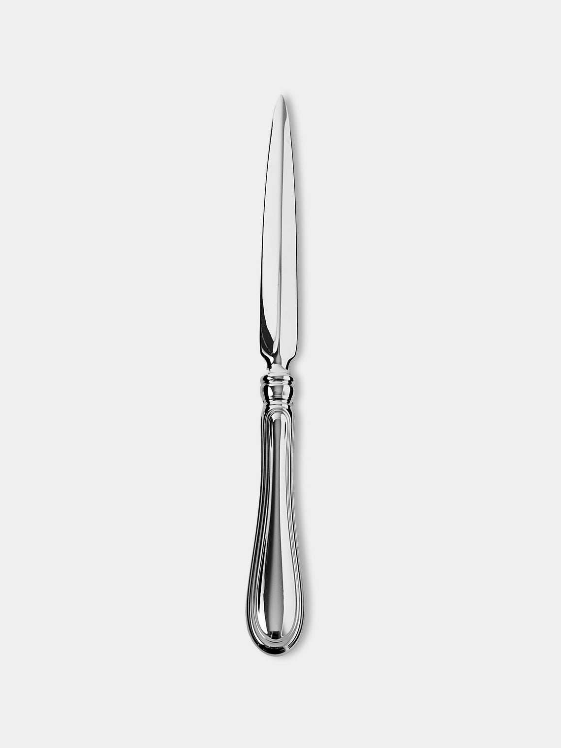 Greggio - English Silver-Plated Magnifying Glass and Letter Opener - Silver - ABASK
