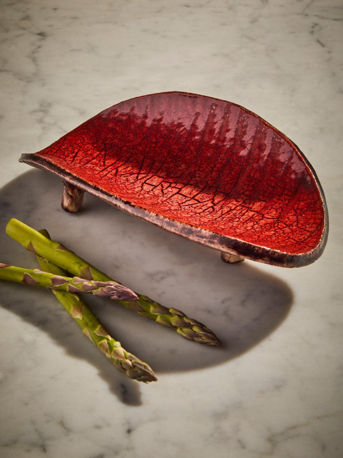 Vintage Montpellier - Mid-Century Accolay Ceramic Dish - Green - ABASK