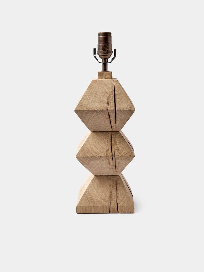 Jamie Gaunt Designs - No. 7 Natural Oak Table Lamp - Natural - ABASK - 