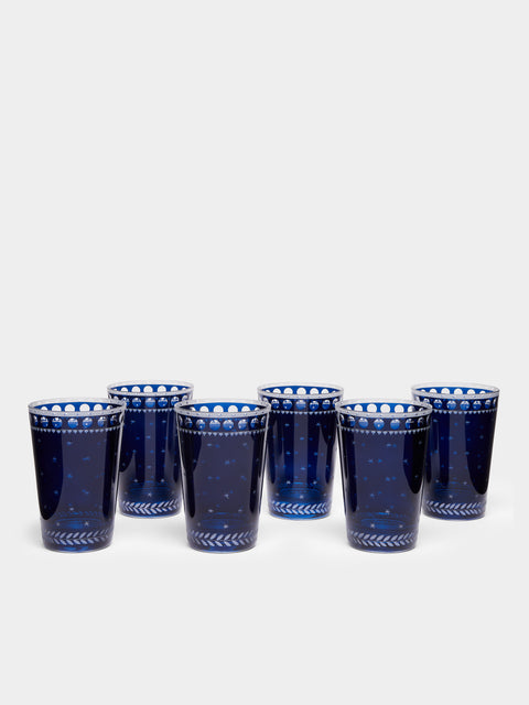 Artel - Staro Hand-Engraved Crystal Tumblers (Set of 6) -  - ABASK 