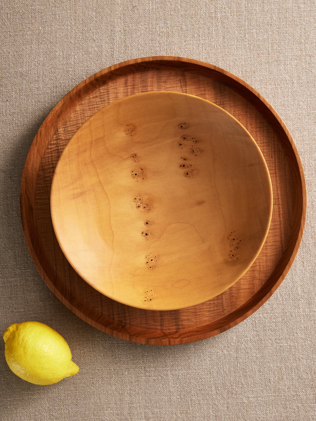 Thursday Furniture - Hand-Turned Ginkgo Footed Bowl - Natural - ABASK