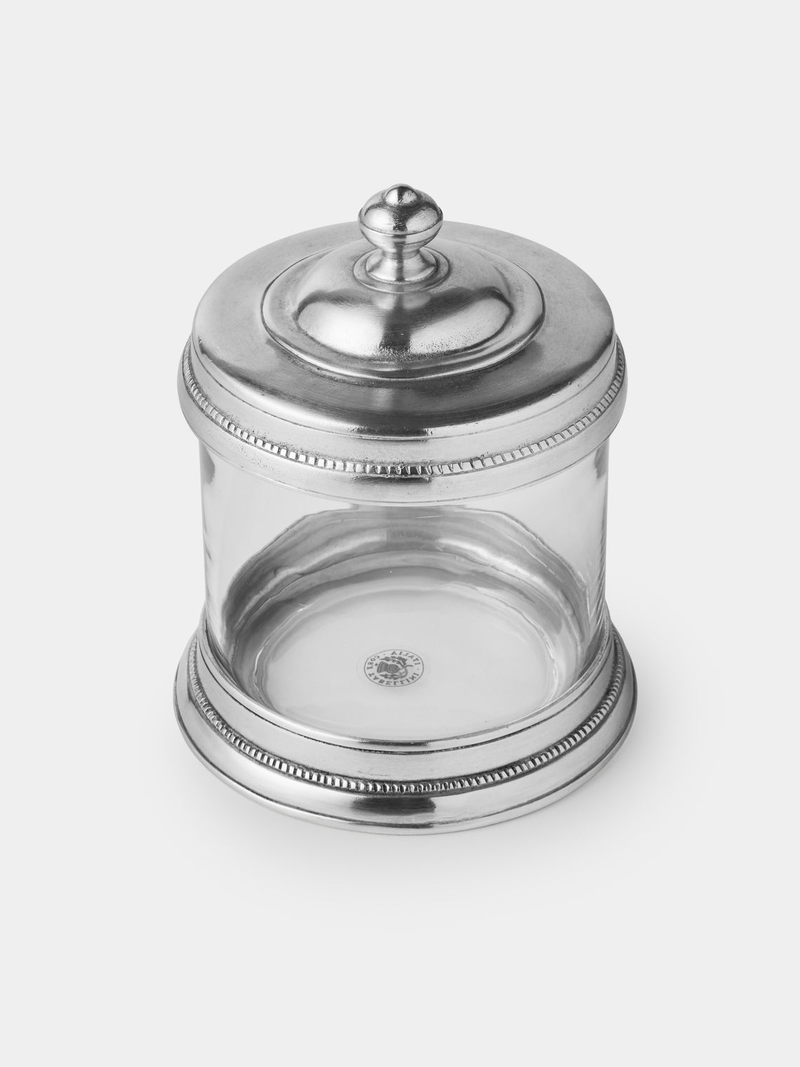 Cosi Tabellini - Toscana Pewter Storage Jar (25.5oz/0.75L) - Silver - ABASK