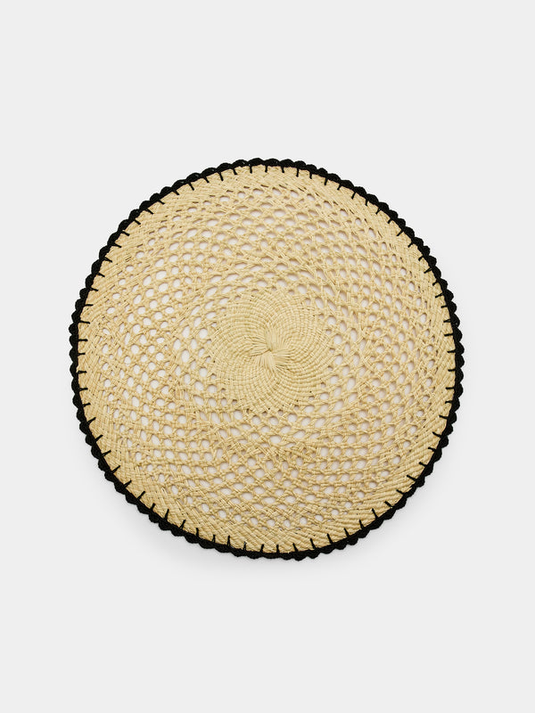 CasaLatina - Crochet Handwoven Werregue Palm Placements (Set of 4) - Tan - ABASK - 