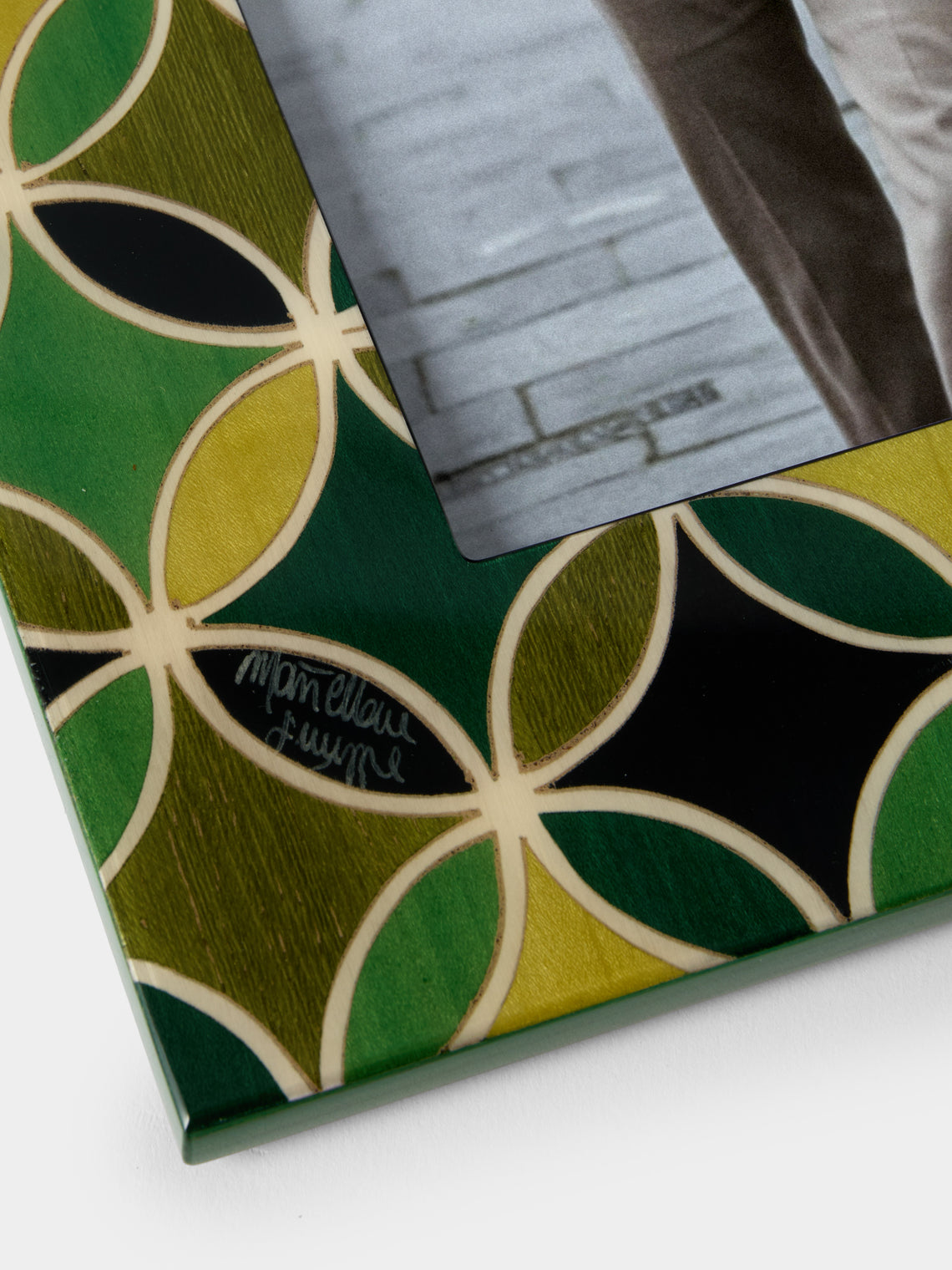 Mastellone Giuseppe - Wood Inlay Photo Frame (5x7") - Green - ABASK