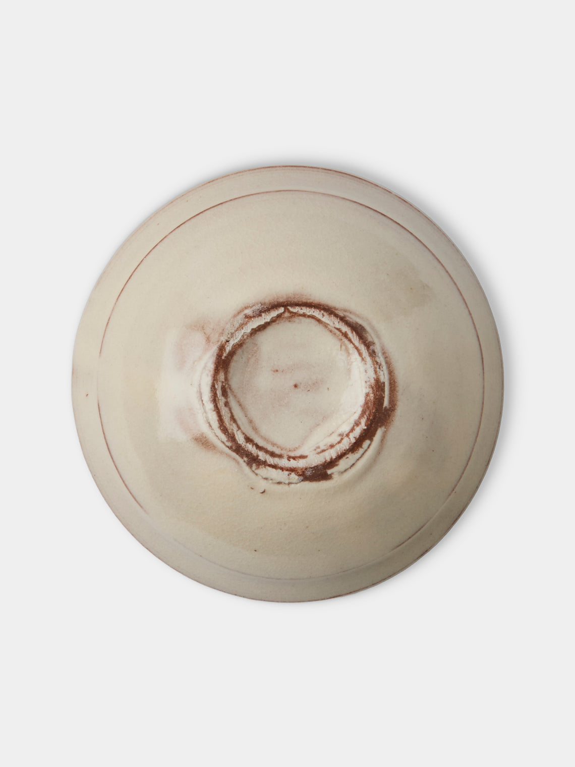 Fuminari Araga - Kohiki Slipware Shallow Bowls – 3.5in/9.5cm (Set of 4) - White - ABASK