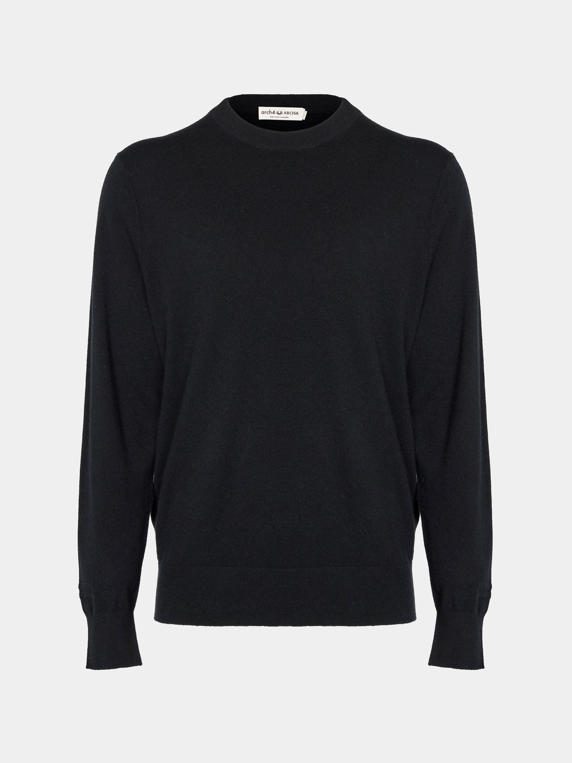 Arch4 - Bene Baby Goat Cashmere Crew-Neck Sweater | Size: M - Black - ABASK - 