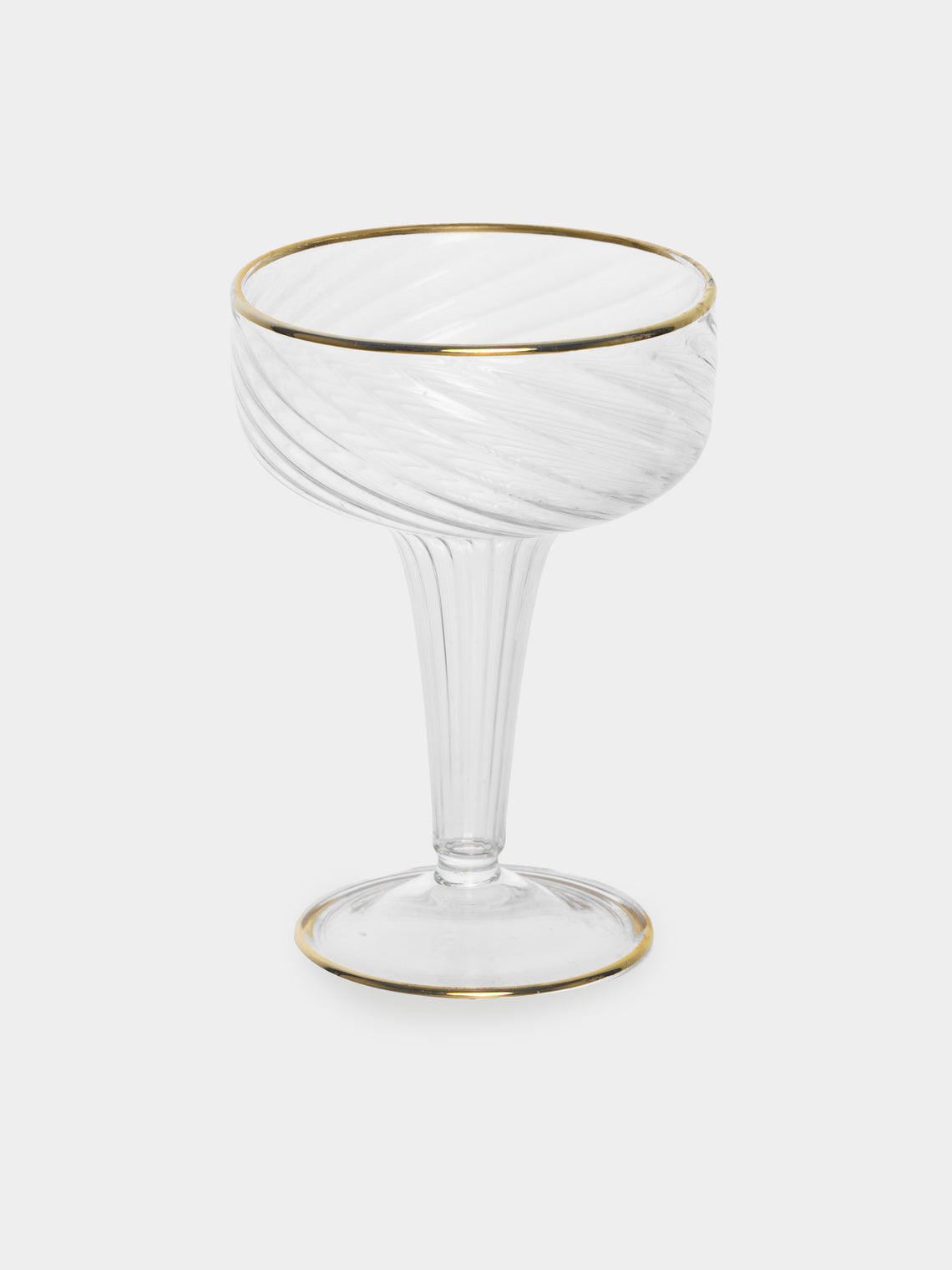 Alya Tannous - | Set of 6 | Vienna Glass Champagne Flutes - Clear - ABASK - 