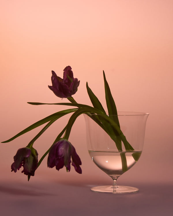 Lobmeyr - Josef Hoffmann Patrician Hand-Blown Crystal Vase (5.5in/14.5cm) - Clear - ABASK