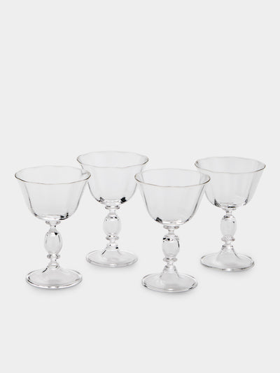Akua Objects - Alban Crystal Red Wine Glasses (Set of 4) - Clear - ABASK - 
