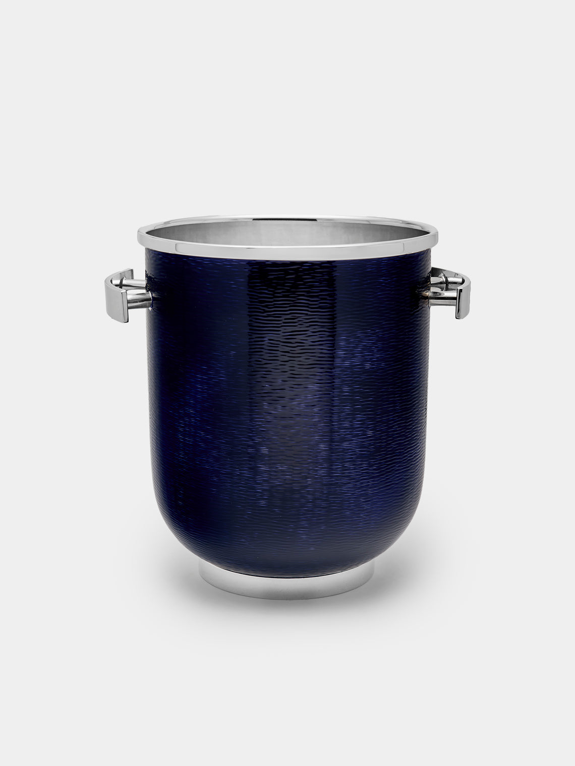Zanetto - Avant Garde Enamelled Silver-Plated Champagne Bucket -  - ABASK - 