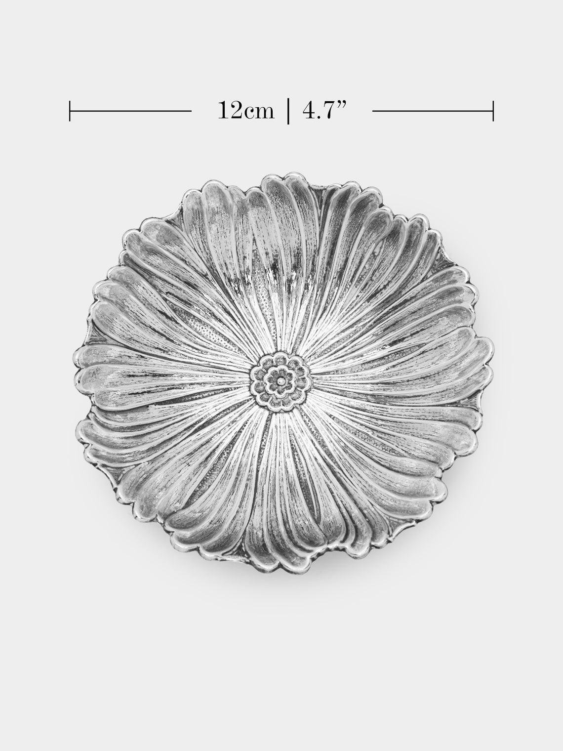 Antique and Vintage - 1980s Solid Silver Buccellati Flower Dish -  - ABASK