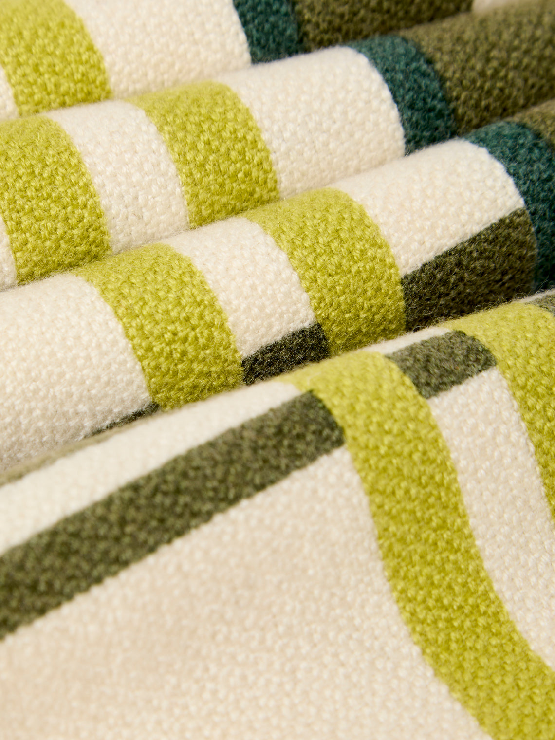 Saved NY - Greenpoint Cashmere Throw (79in/2m) - Green - ABASK