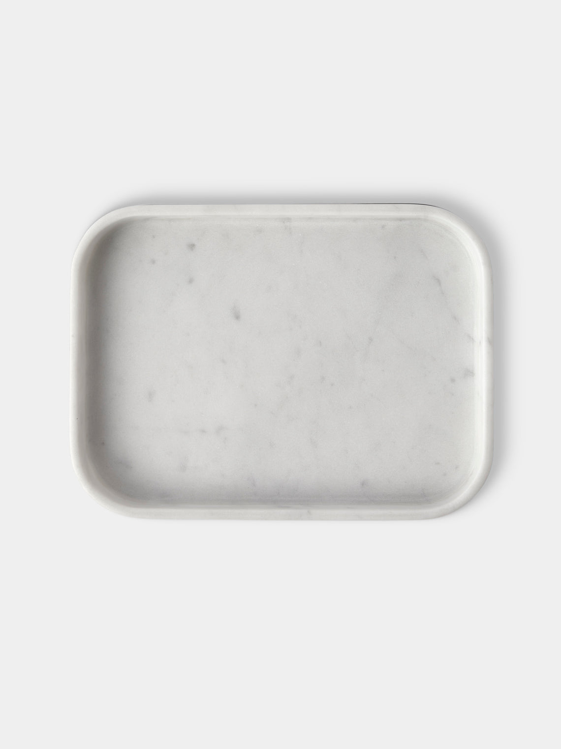 Giobagnara - Polo Marble Valet Tray (9.5in/24cm) - White - ABASK - 