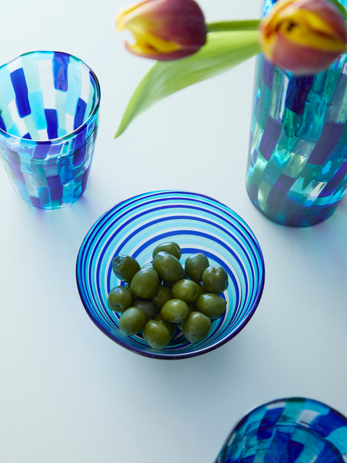 F&M Ballarin - Filigrana Hand-Blown Murano Glass Bowls (Set of 2) -  - ABASK