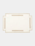 Borgo delle Tovaglie - Eva Embroidered Linen Placemats (Set of 4) -  - ABASK - 