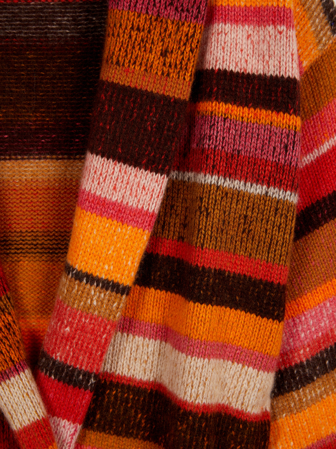 The Elder Statesman - Stripe Super Soft Cashmere Robe (Small) -  - ABASK