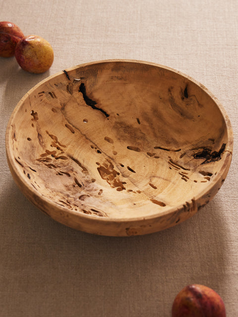 Thursday Furniture - Hand-Turned Persimmon Bowl - Natural - ABASK