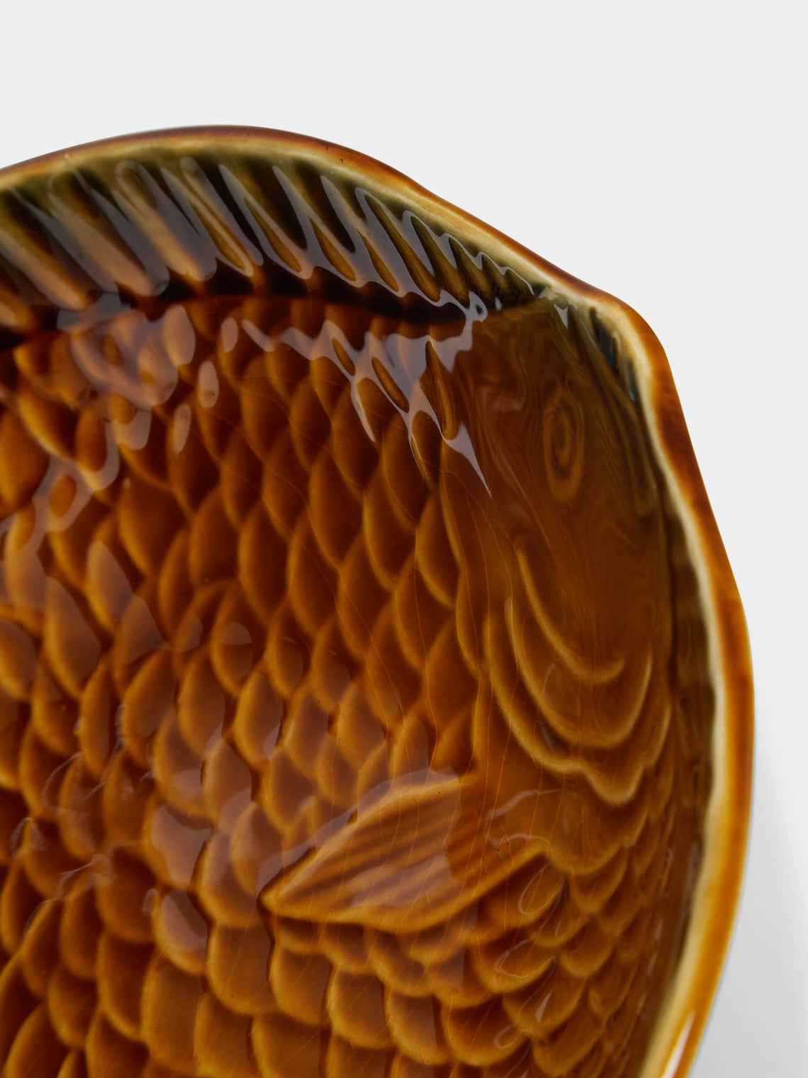 Antique and Vintage - 1950s Sarreguemines Fish Ceramic Dinner Bowls (Set of 6) -  - ABASK