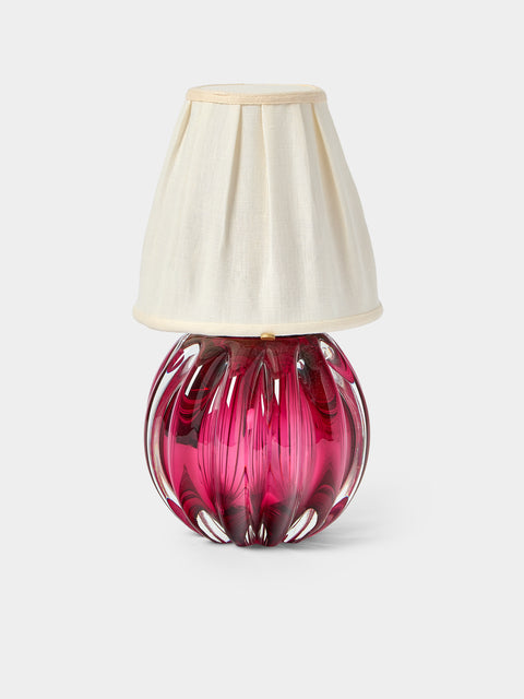 Yali Glass - Bolla Bar Hand-Blown Murano Glass Portable Lamp - Purple - ABASK - 