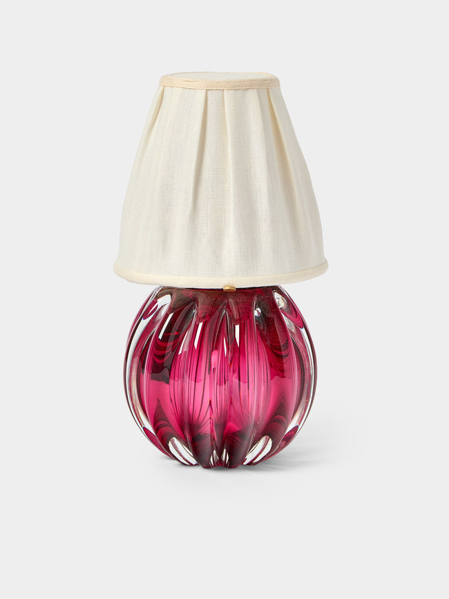 Yali Glass - Bolla Bar Hand-Blown Murano Glass Portable Lamp - Purple - ABASK - 