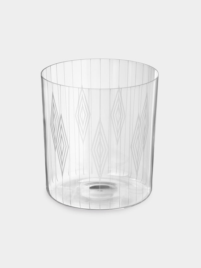 Lobmeyr - Neo Series VI Hand-Engraved Crystal Double Old Fashioned Glass - Clear - ABASK - 