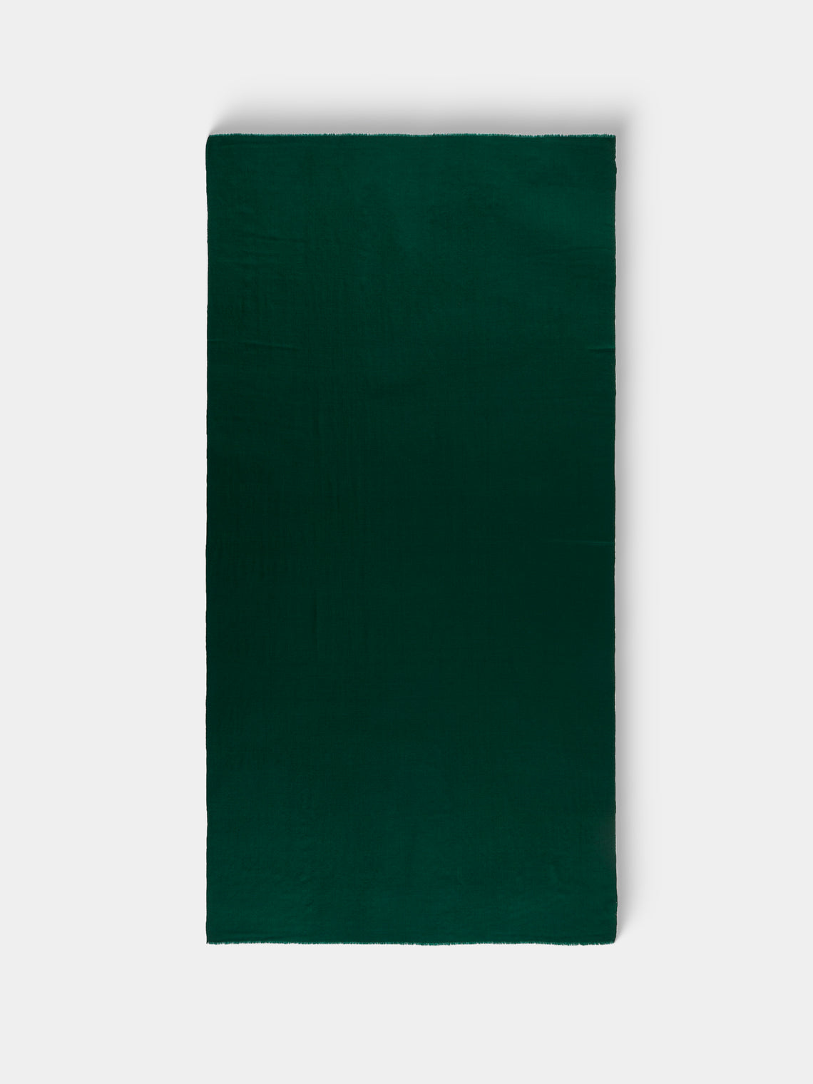 Me & K - Cashmere Solid Twill Scarf (78.5in/2m) - Green - ABASK