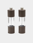 Giobagnara - Otello Leather Salt and Pepper Mills (Set of 2) - Gray - ABASK - 