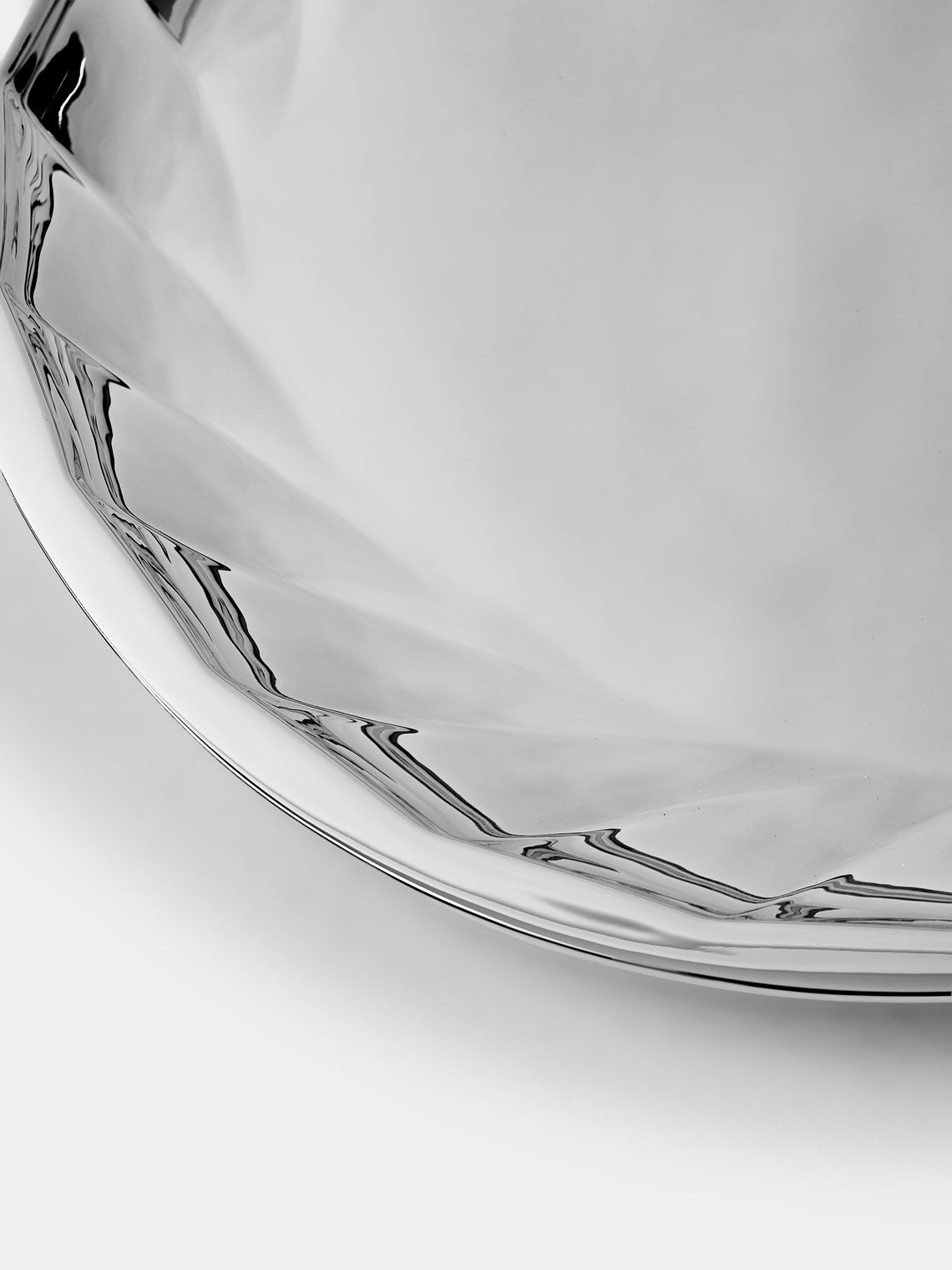 Greggio - Newport Silver-Plated Tray (20in/51cm) - Silver - ABASK