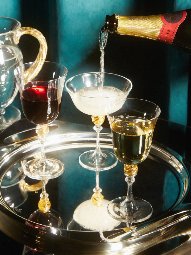 NasonMoretti - A/81 Hand-Blown Murano Glass Champagne Coupe -  - ABASK