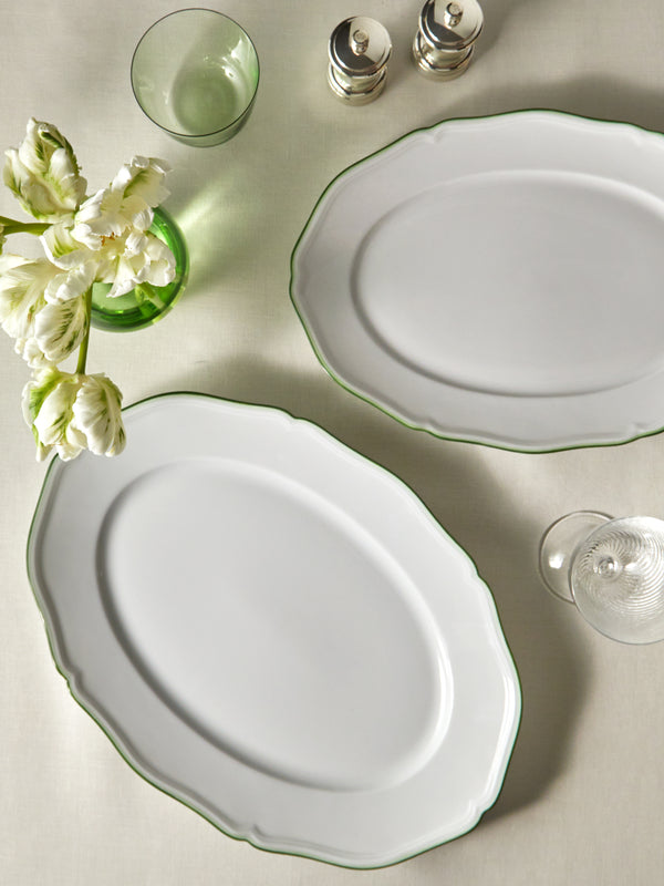 Raynaud - Touraine Hand-Painted Porcelain Serving Platter -  - ABASK