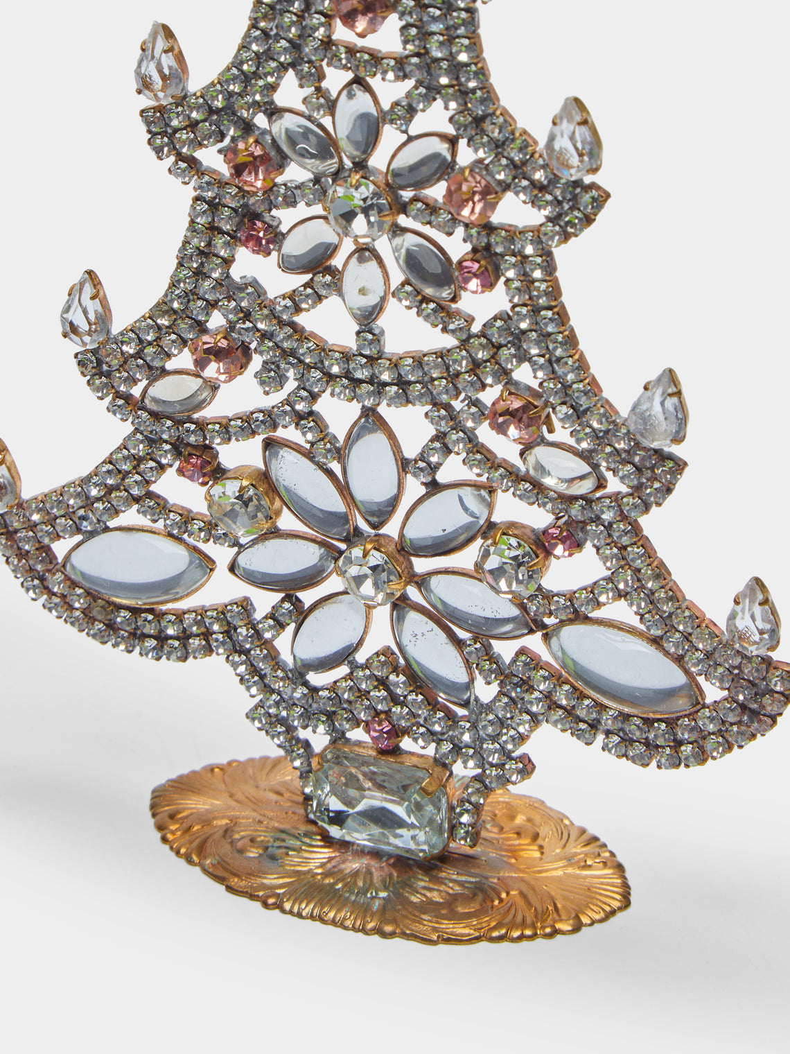 Antique and Vintage - 1930s Czech Jewelled Small Christmas Tree -  - ABASK