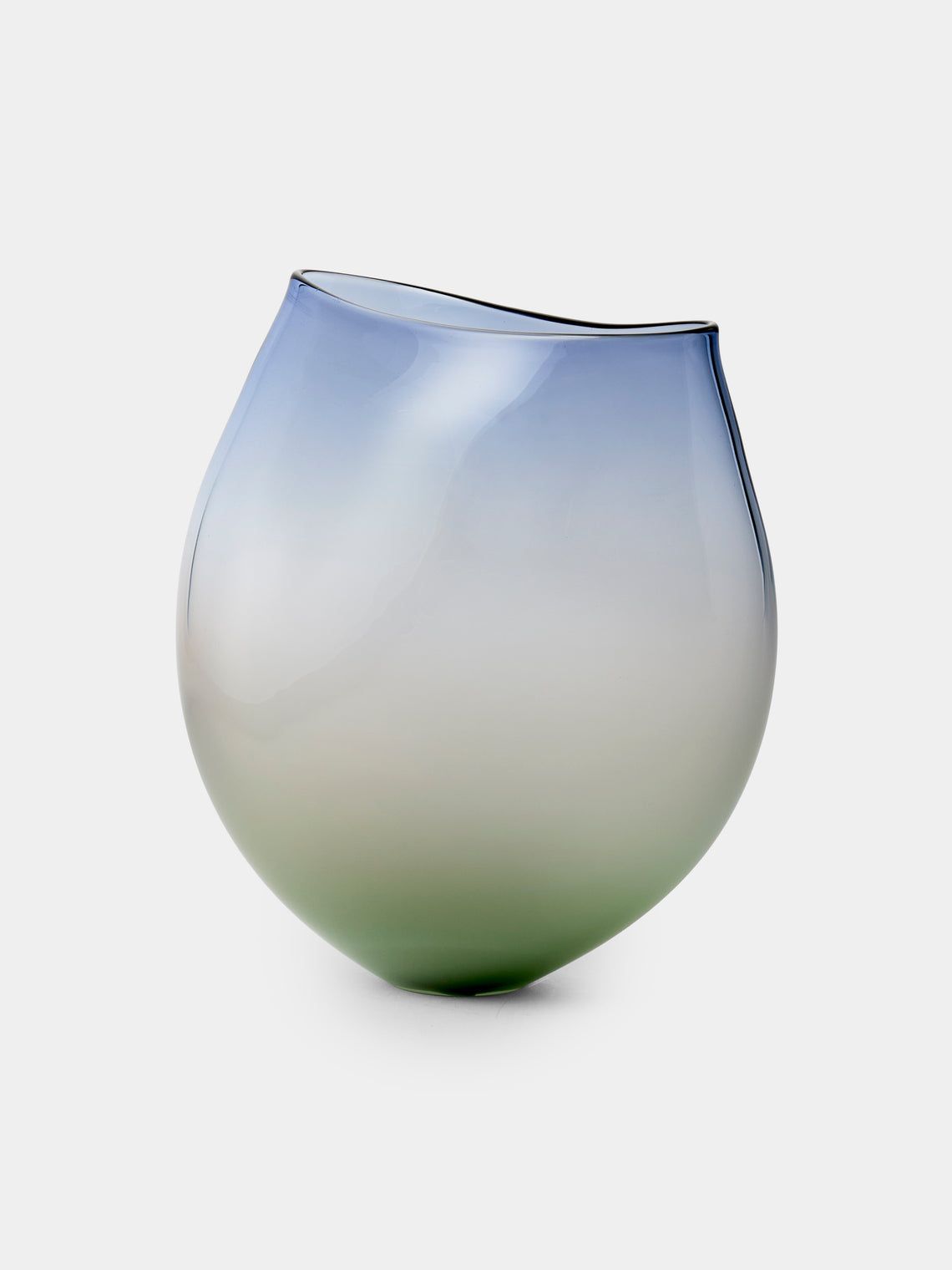 Michele Oberdieck - Ostfriesia Distraction I Hand-Blown Glass Bowl - Blue - ABASK - 