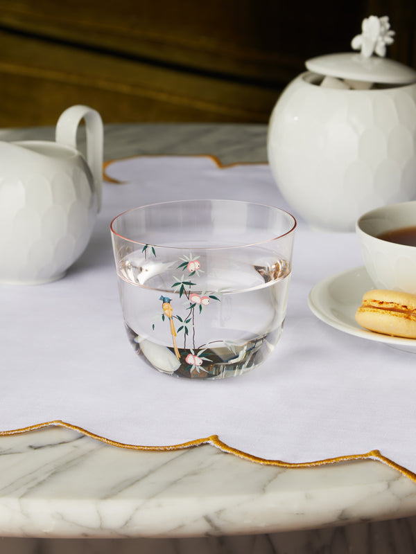 Lobmeyr - Garden of Paradise Hand-Painted Crystal Water Tumbler -  - ABASK