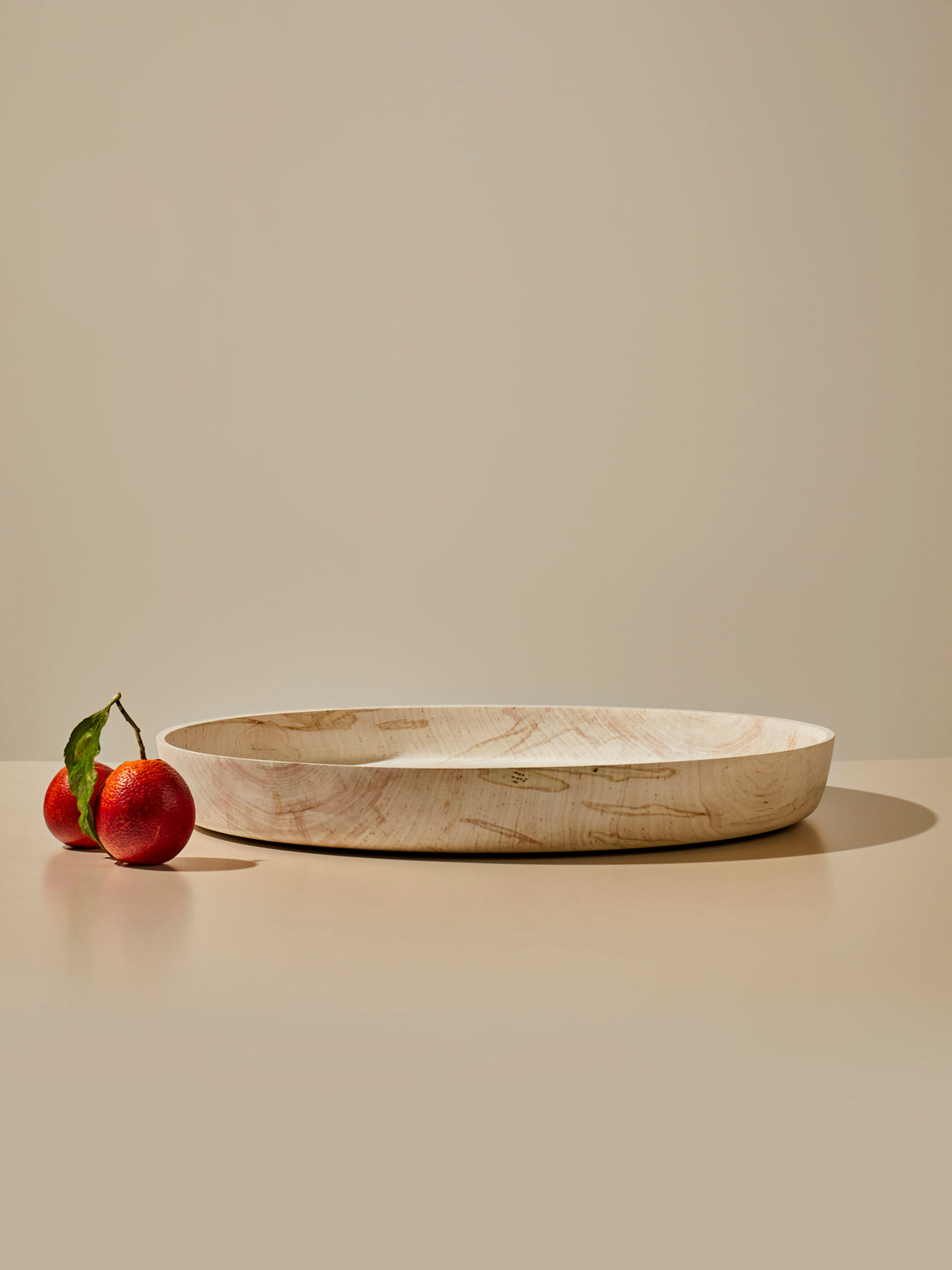 Abigail Castaneda - Wood Deep Tray - Light Brown - ABASK