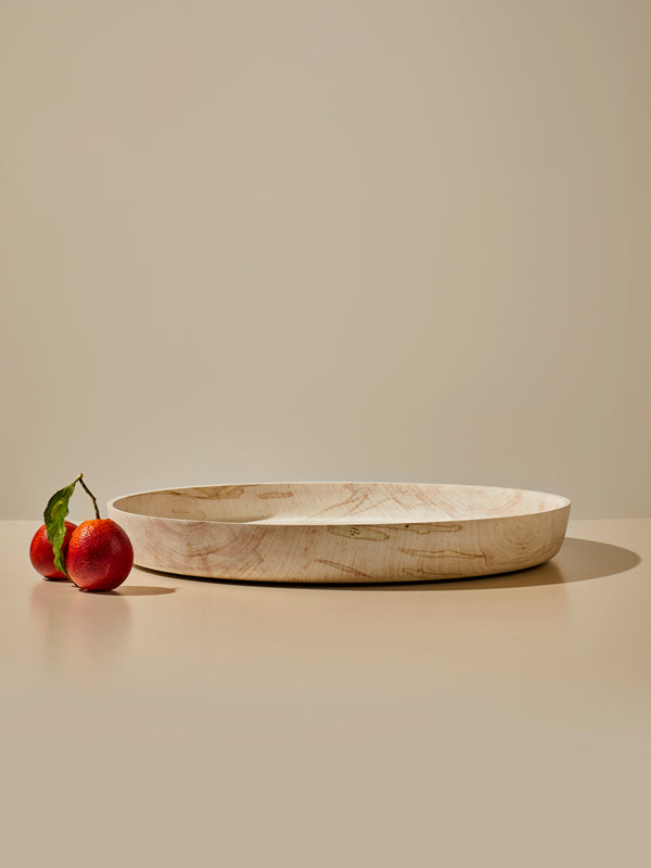 Abigail Castaneda - Wood Deep Tray - Light Brown - ABASK