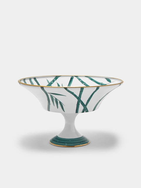 Marie Daage - Jardin d'Arashiyama Hand-Painted Porcelain Fruit Bowl - White - ABASK - 